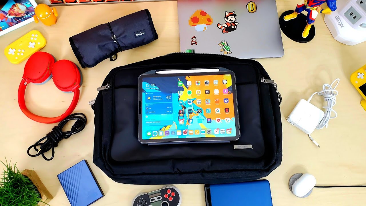 What's In My iPad Carrying Bag? Inateck 3 in 1 Convertible Laptop Bag Review...