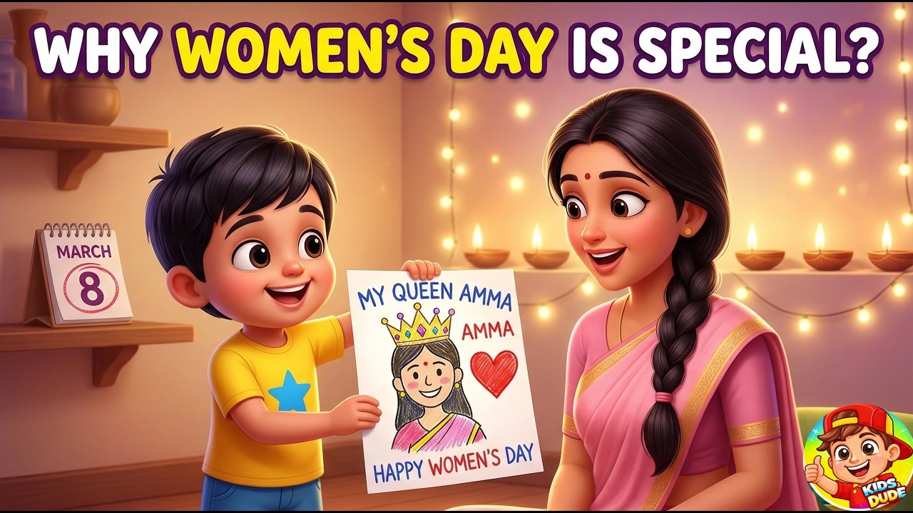 Why Is Women’s Day Special? ❤️ | A Story for Kids | Respect Women