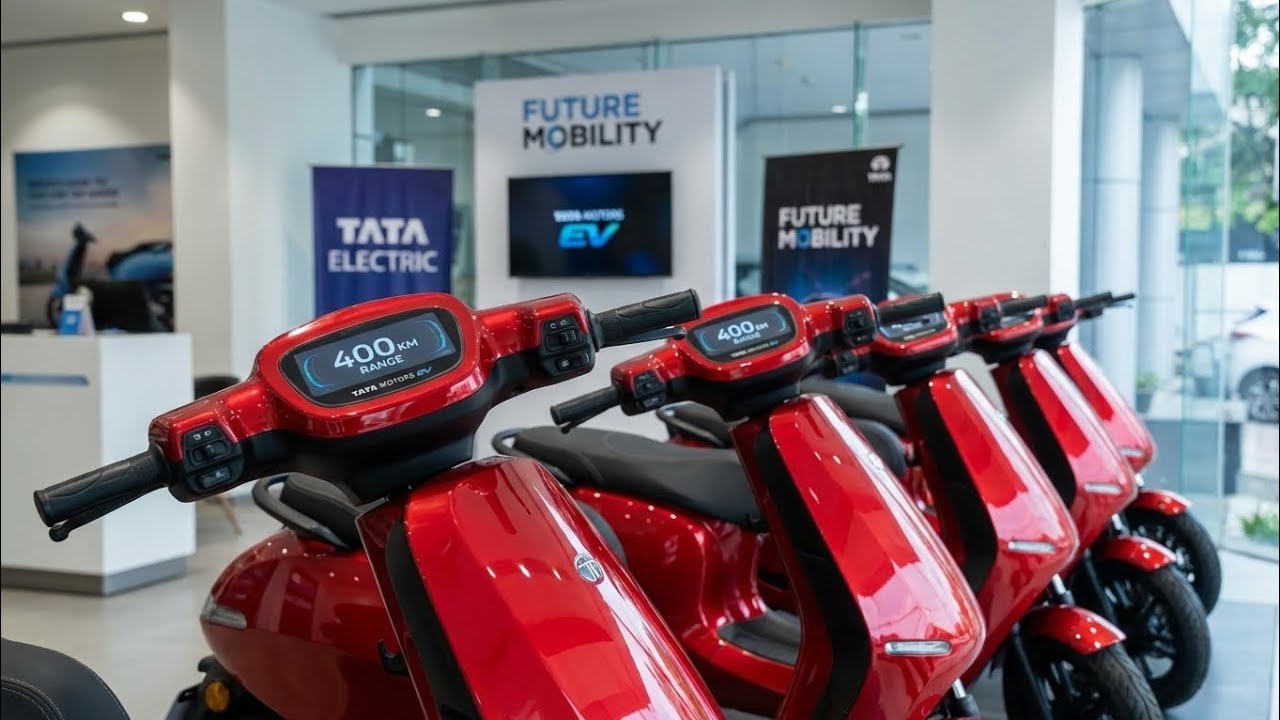 Tata Electric Scooter 2025 🚀 | 400KM Range | Price, Features & Launch Details.Finally Launch.!!!