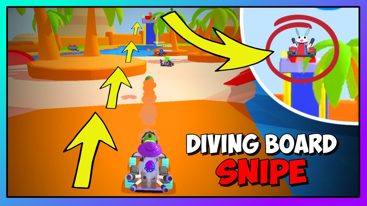 Felt like trickshotting today | Diving Board Snipe 😎