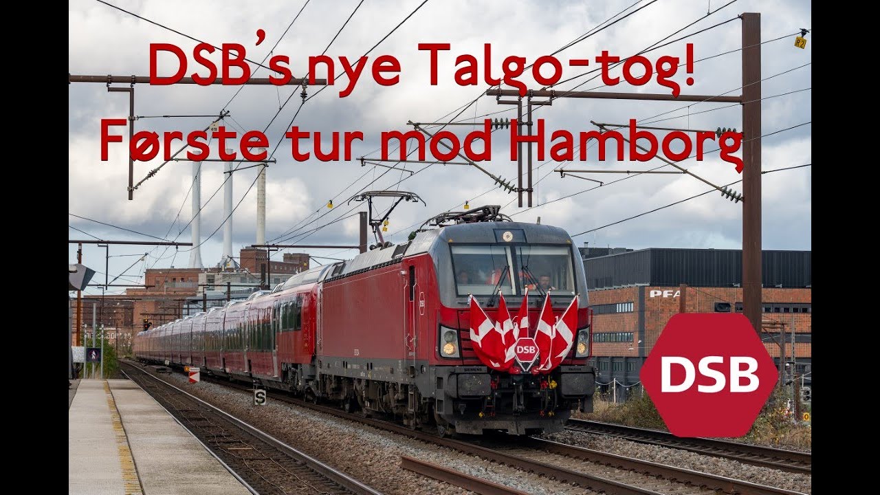 Første tur med DSB’s nye Talgo-vogne mod Hamborg!