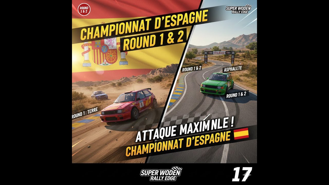 JE DOMINE LE CHAMPIONNAT D'ESPAGNE ! | Super Woden Rally Edge