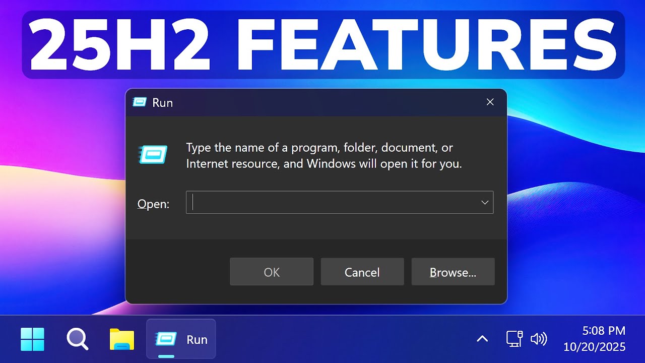 Новые функции Windows 11 25H2 &mdash; новый тёмный режим пользовательского интерфейса для диалоговых ок...