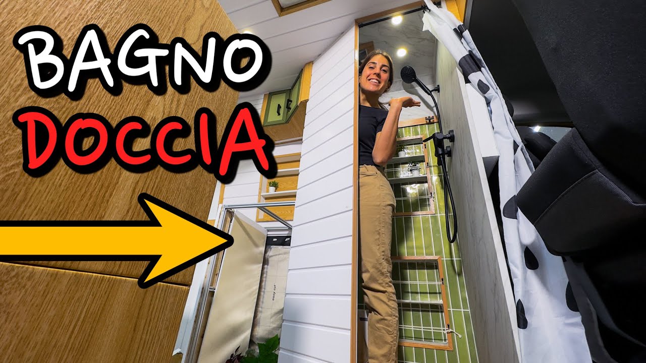 BAGNO CON DOCCIA FINITO sul nostro VAN CAMPERIZZATO
