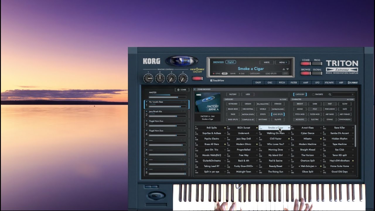 KORG Extreme  Lead/Split