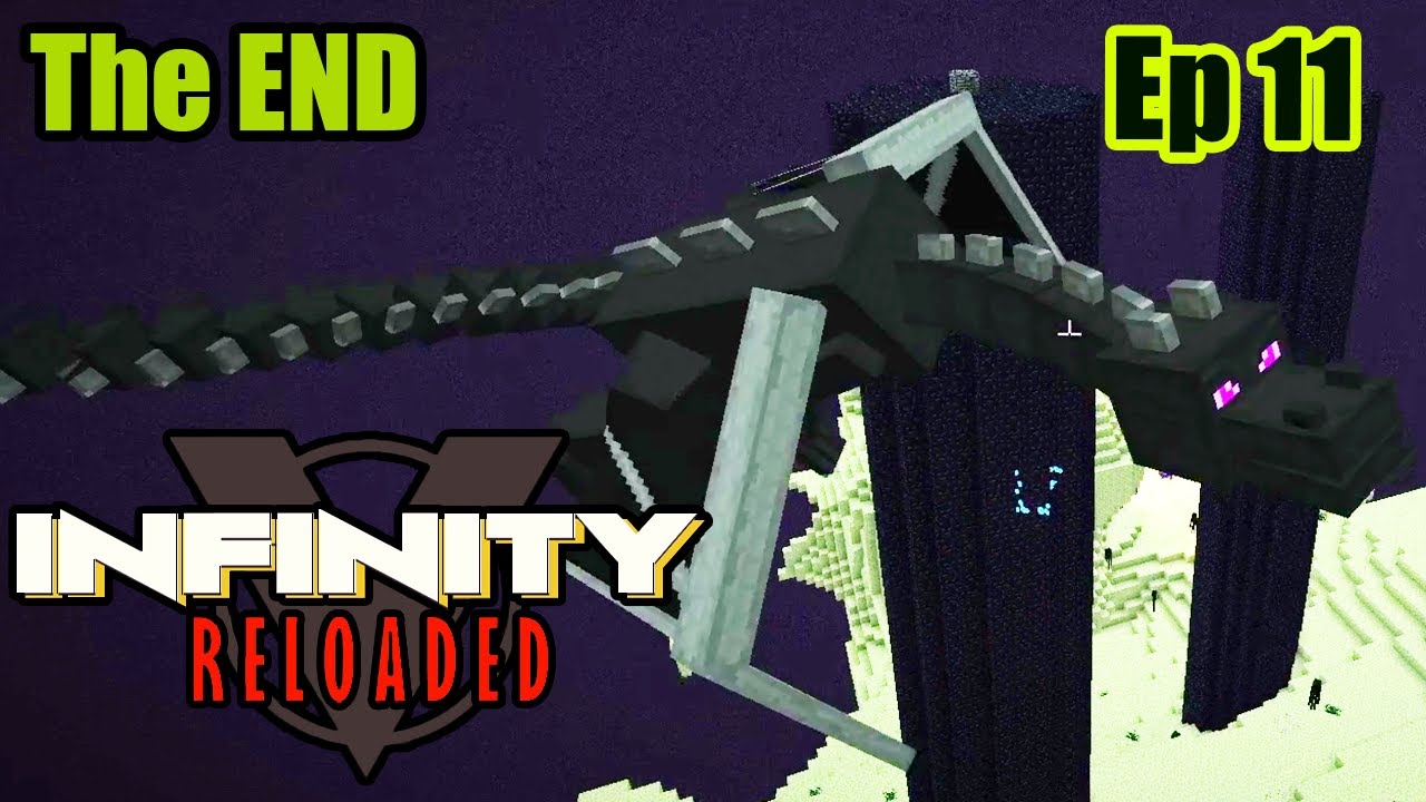 Defeating the Ender Dragon - Minecraft Infinity Evolved Reloaded - Episode 11