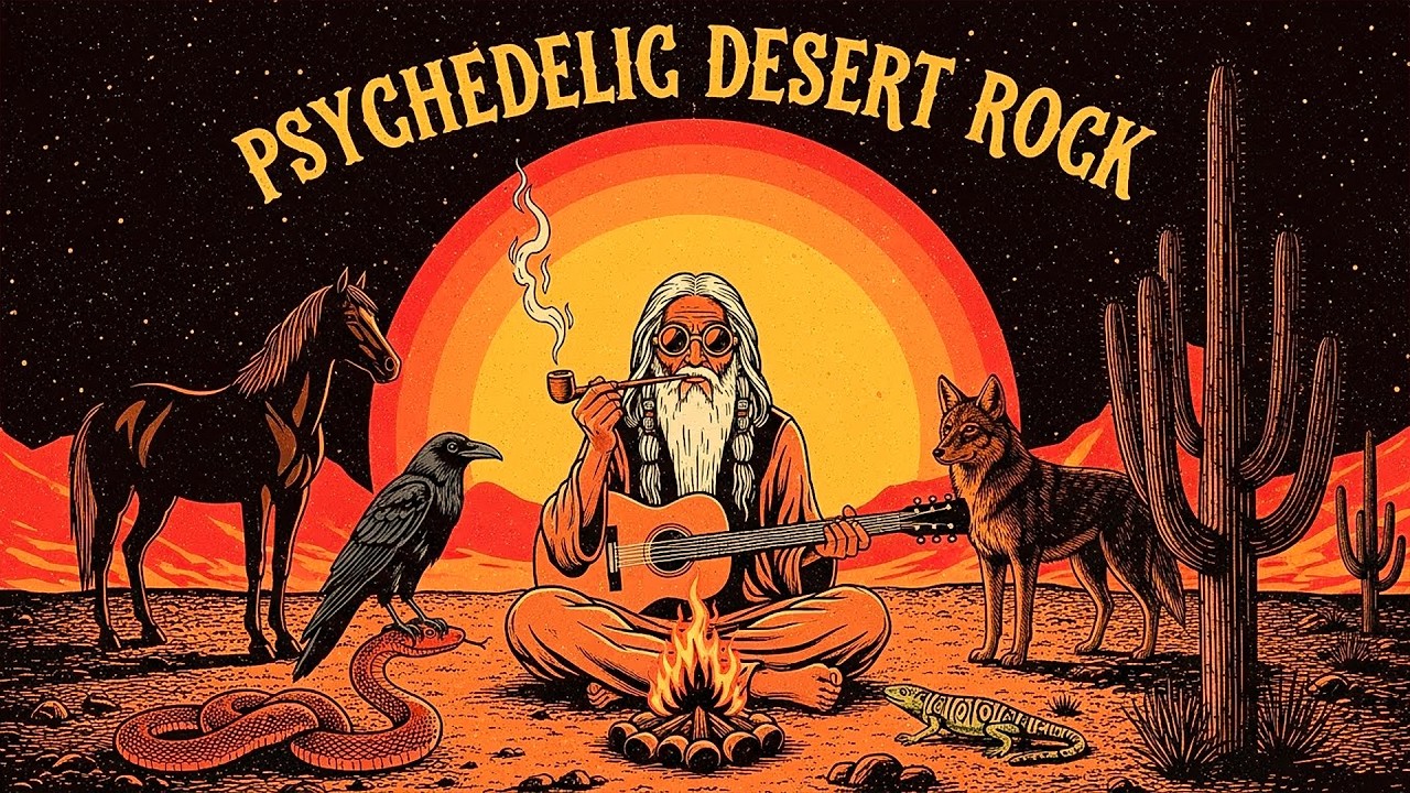 Desert Mind Drift | Psychedelic Desert Rock  Downtempo TripHop Mix for Deep Focus