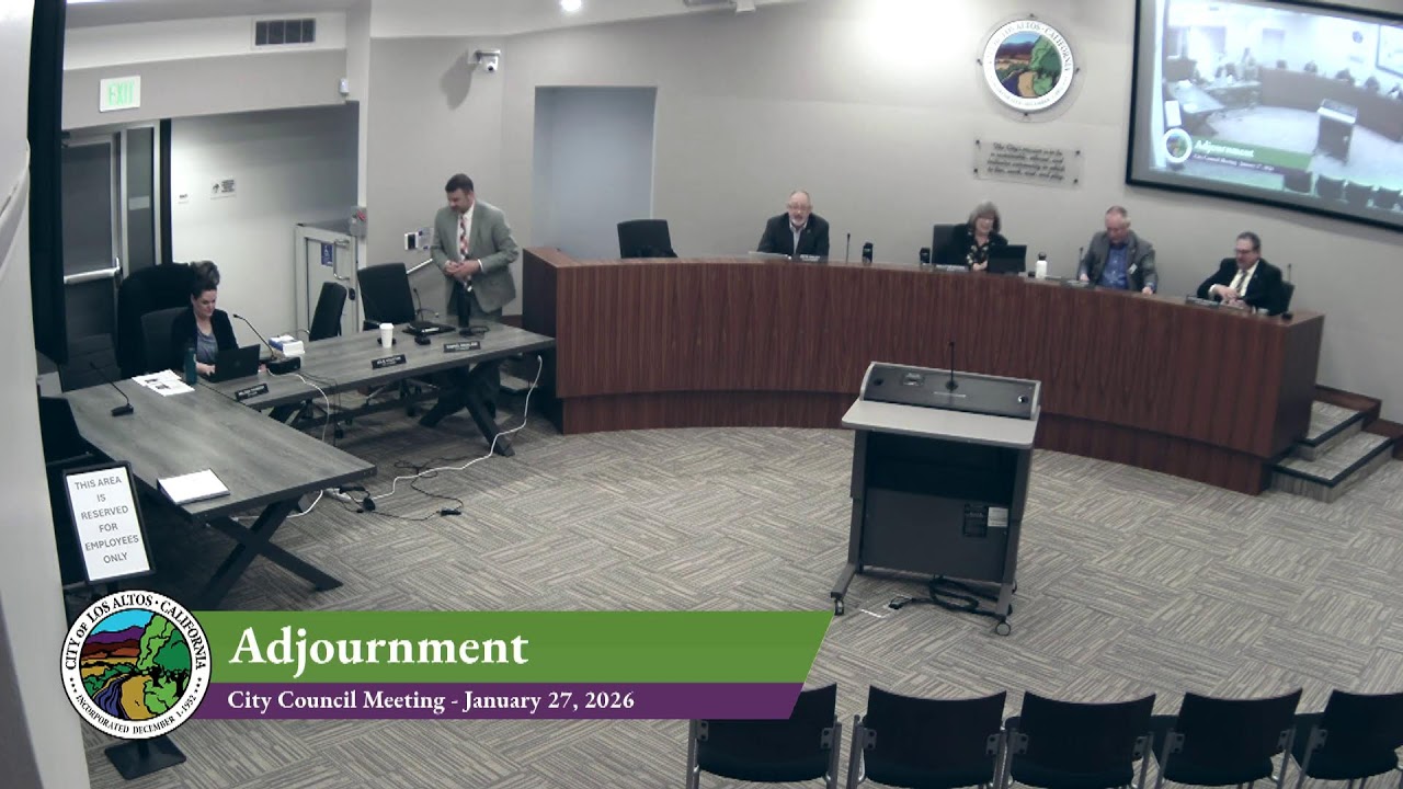 Los Altos City Council Meeting 01/27/2026