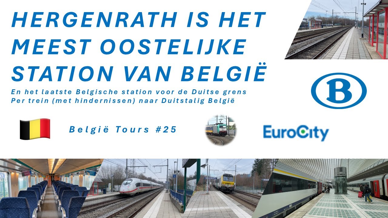 Het meest OOSTELIJKE STATION van BELGIË (en hindernissen) - België Tours #25 #detreinreizigervlogt