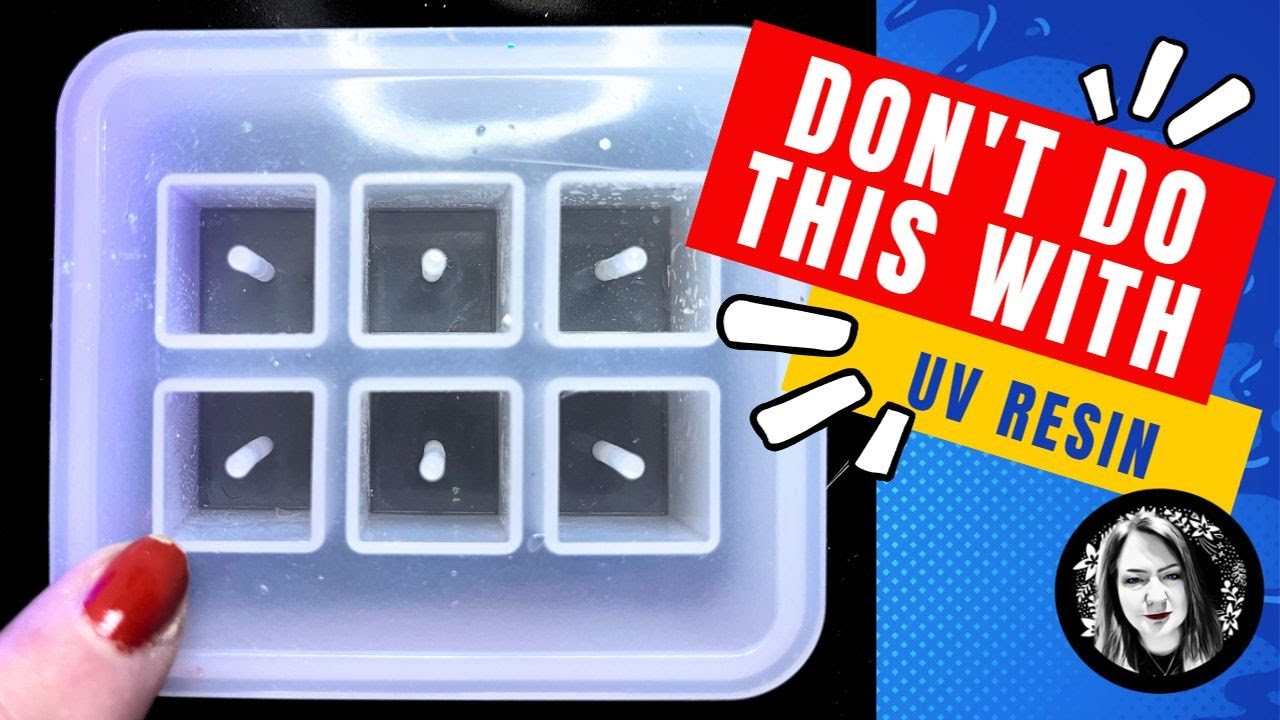 #65 DON'T DO THIS with UV Resin! Stunning cube beads though :)