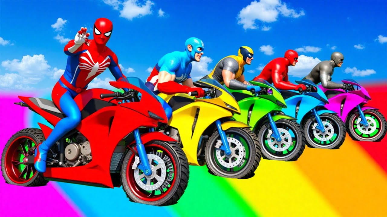 الرجل العنكبوت انقاذ باتمان Spider-Man Rescue batman vs iron man vs venom funny Game GTA 5 superhero
