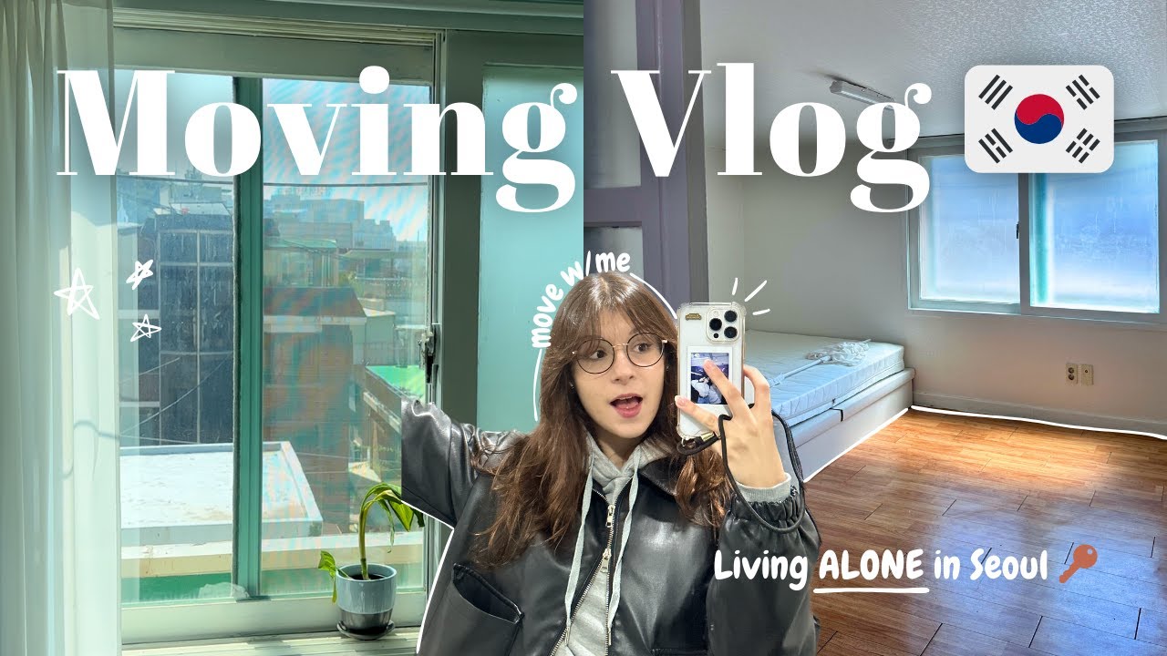 Moving Vlog 📦🔑 Living Alone for the First Time in Seoul ! 🇰🇷