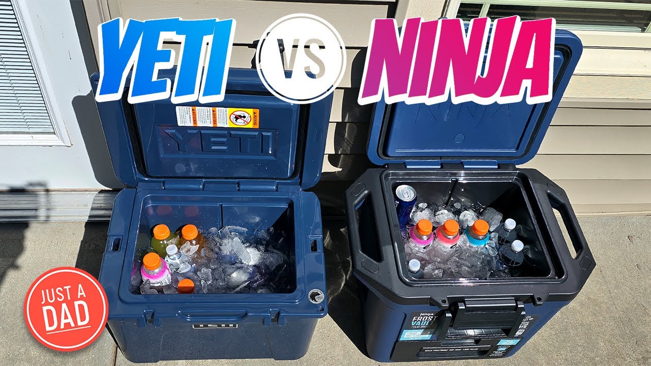Yeti против Ninja FrostVault 30qt Hard Cooler с сухой зоной, НОВИНКА! Сравнение Ninja Cooler и YE...