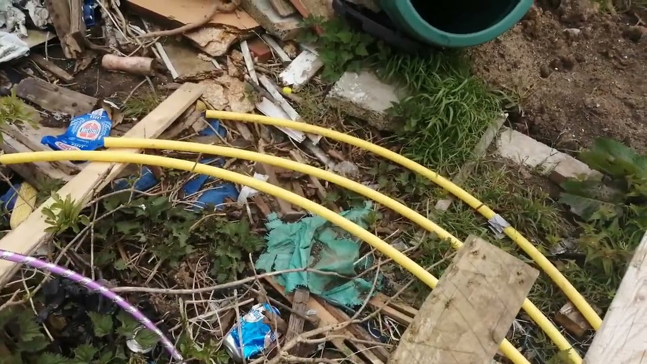 #digging soil over removing any objects like glass and stones