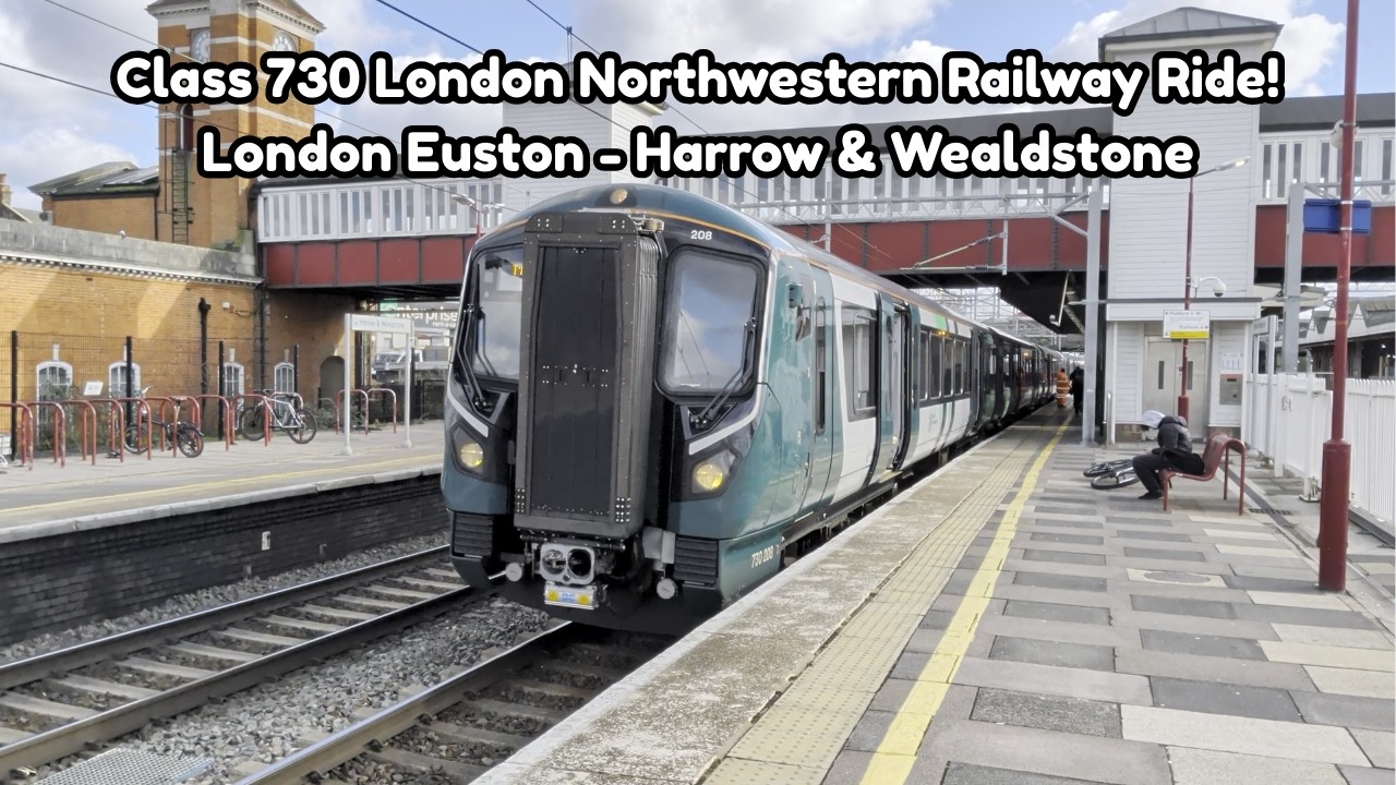 A relaxing Class 730 Ride (London Euston - Harrow & Wealdstone) London Northwestern Railway