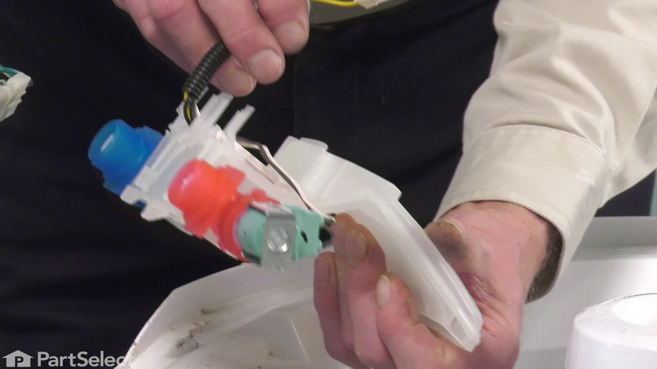 Whirlpool Washer Repair - How to Replace the Water Valve with Thermistor (Whirlpool # WPW10144820)