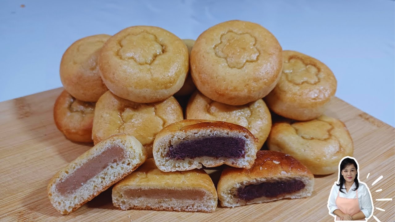 YAKI MANJU, bolinho doce assado com recheio de pasta de feijão (anko)
