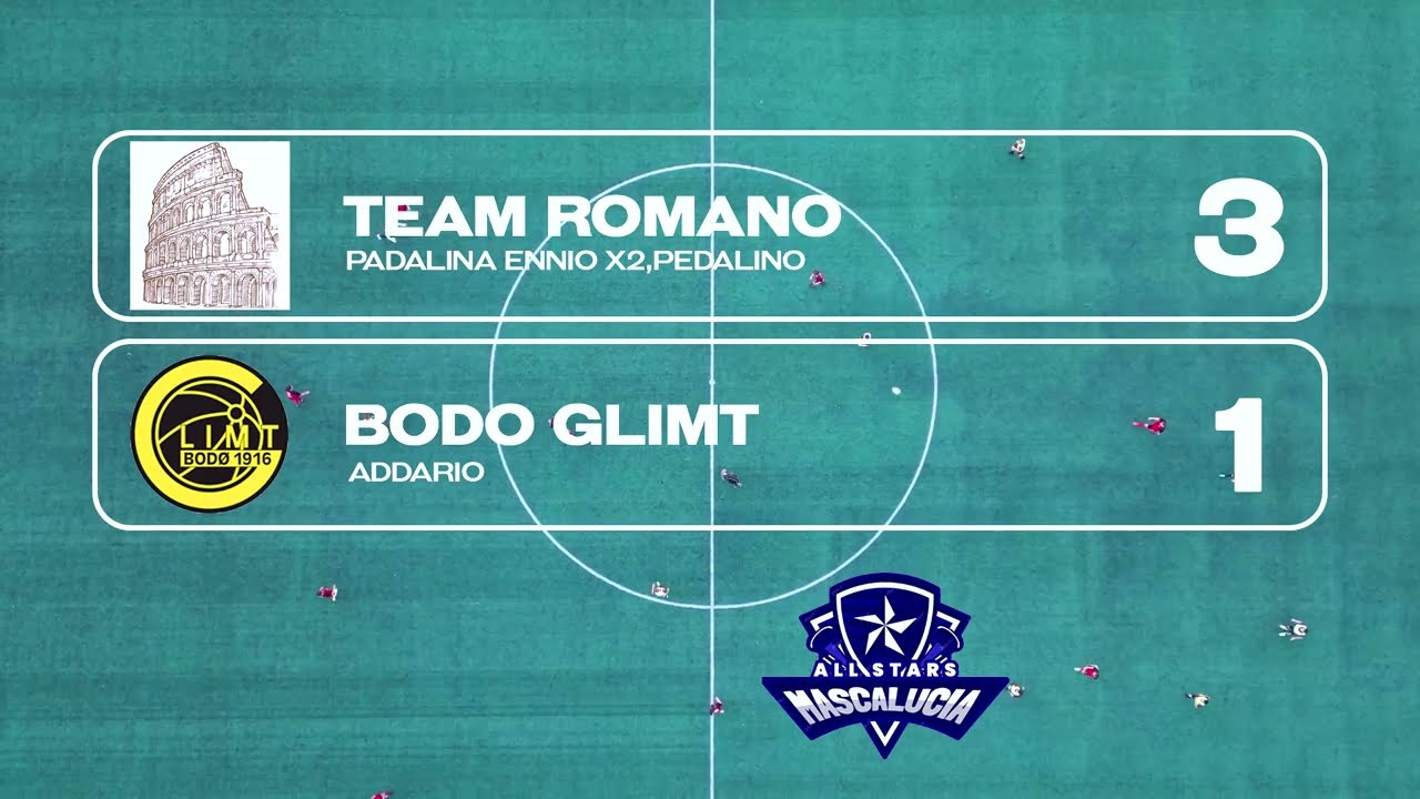TEAM ROMANO - BODO GLIMT 3 - 1