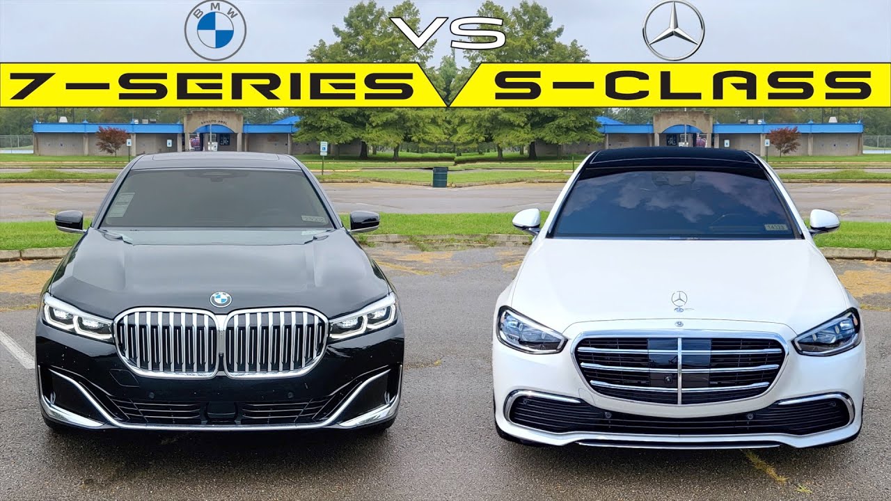 ULTIMATE LUXURY FIGHT! -- 2022 Mercedes S-Class vs. BMW 7-Series: Comparison