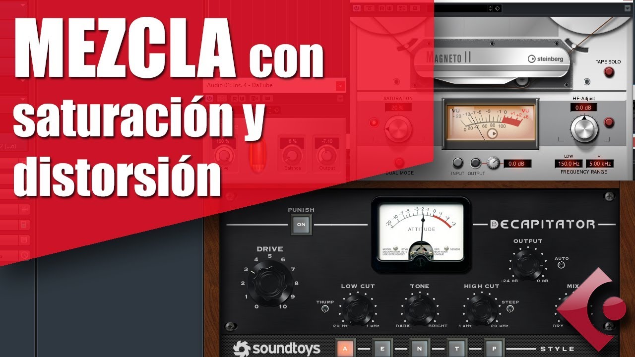 MEZCLA con SATURACIÓN, ¡Pero sabiendo QUÉ HACES ! (distorsión armónica, válvulas, cinta...)