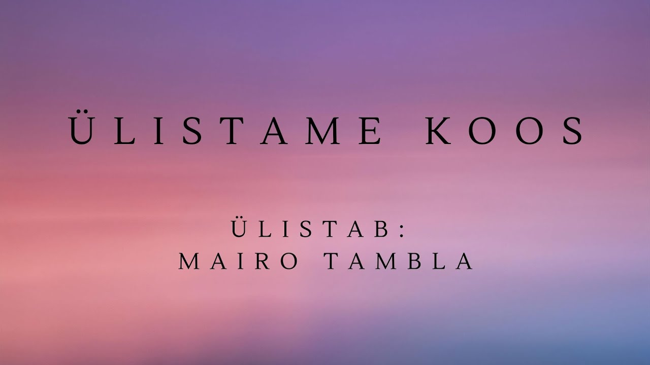 5 / Ülistame koos - Mairo Tambla
