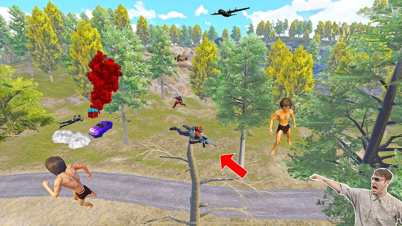 Tree Camping 1000 IQ 😱😱 Pubg Mobile Trolling Noobs 😂