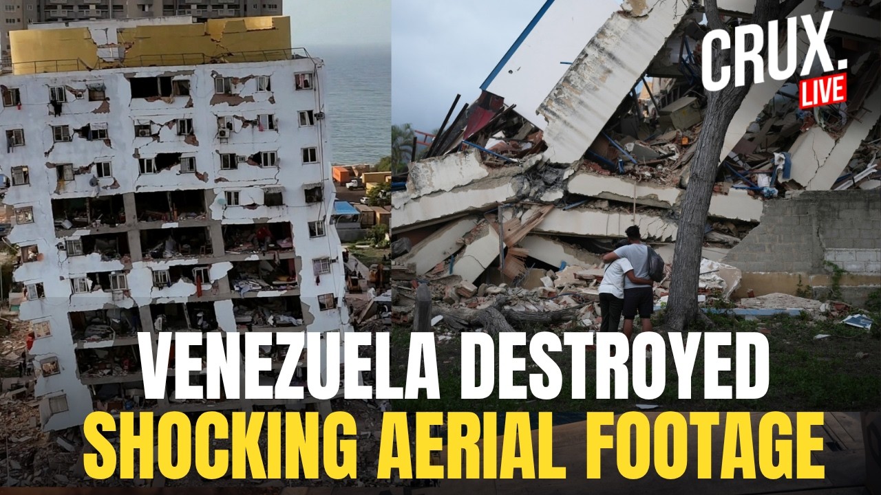 Venezuela Earthquake LIVE | Aerial Footage Shows Shocking Scale Of Destruction | La Guaira | Crux