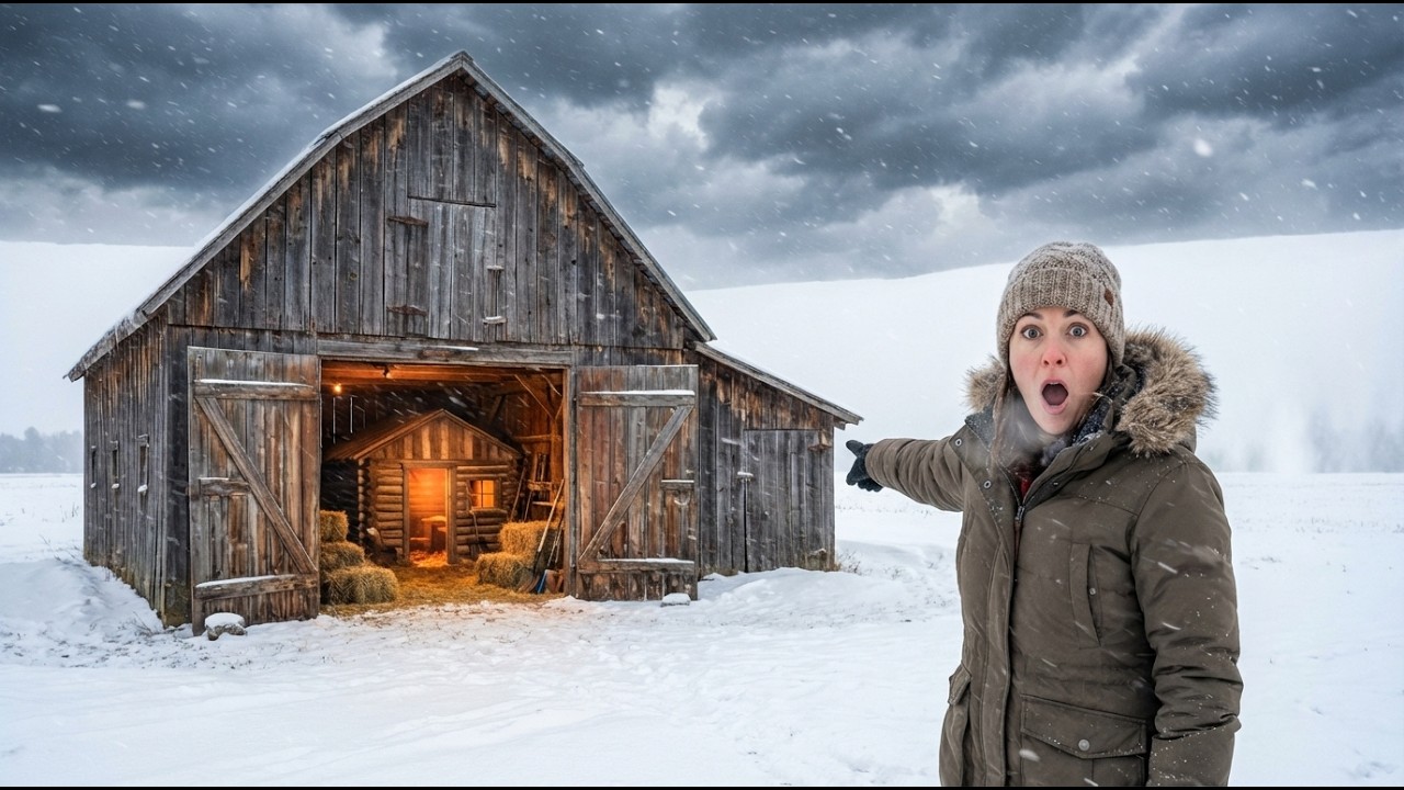 They Laughed When She Hid Her Hut in the Barn — Until the Blizzard Made It the Warmest Place