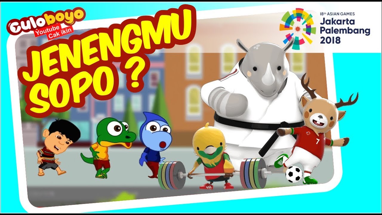 Culoboyo Kenalan Sama Trio Maskot | Opening ceremony Asian Games 2018 | Kartun Lucu
