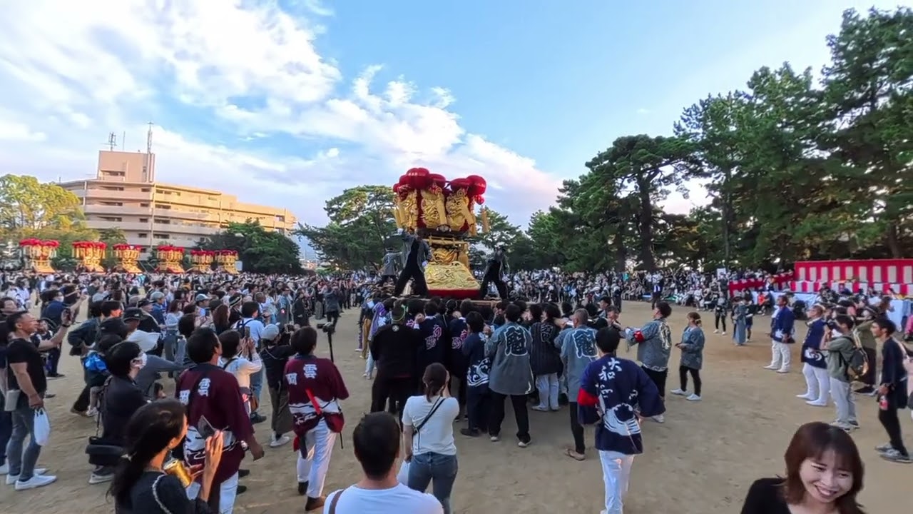 一宮神社かきくらべ  魁太鼓台   さぬき豊浜ちょうさ祭2025
