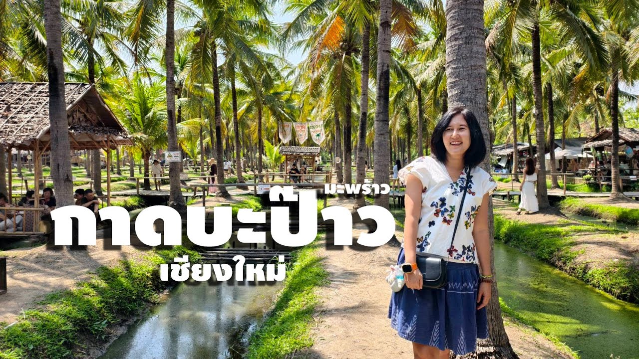 พาเที่ยว กาดบะป๊าว ตลาดนัดสุดชิลกลางสวนมะพร้าวเมืองเชียงใหม่