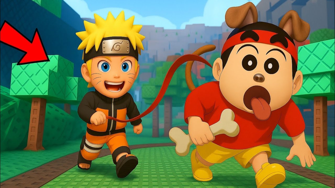 Shinchan is a Dog 🐶 - Naruto is a Owner of Shinchan || Hello Gaming Dude
