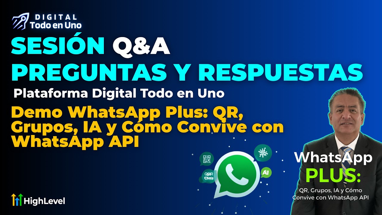 Demo WhatsApp Plus: QR, Grupos, IA y Cómo Convive con WhatsApp API #whatsappplus