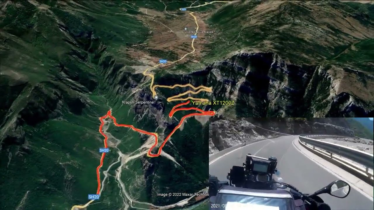 Motorcycle Roads SH20 Albania