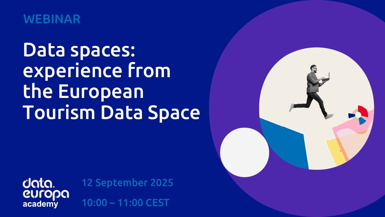 'Data spaces: experience from the European Tourism Data Space' data.europa academy