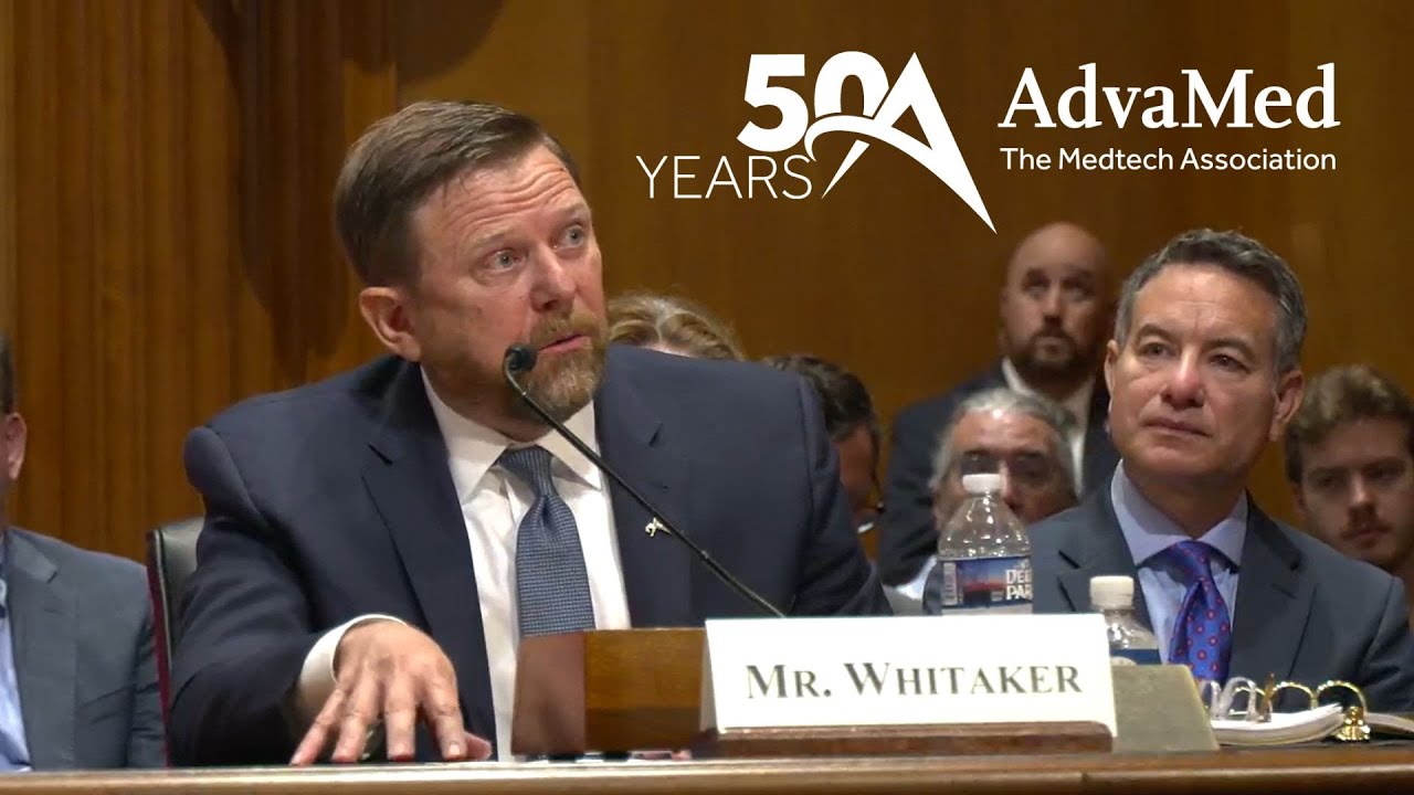 AdvaMed's Whitaker Testifies in U.S. Senate on Impact of Tariffs on Patients, Medtech Supply Chain