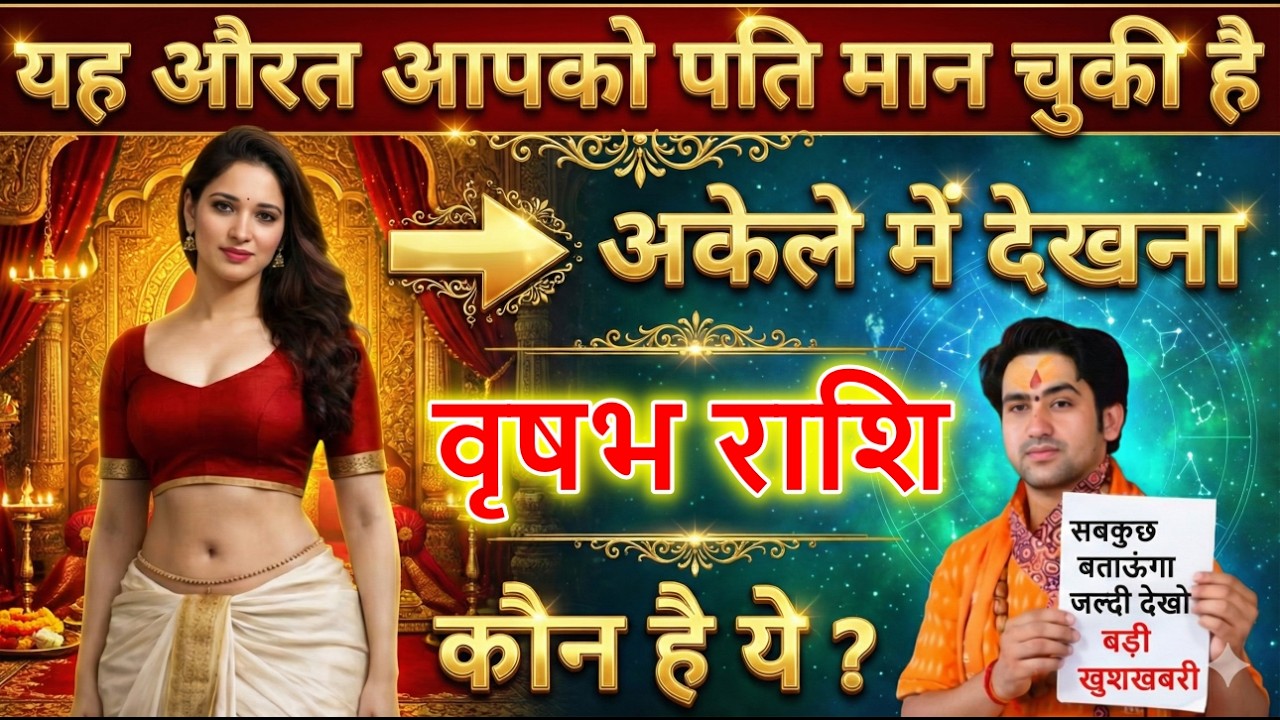 वृषभ राशि यह औरत पति मान चुकी है जल्दी देखो बड़ी खुशखबरी