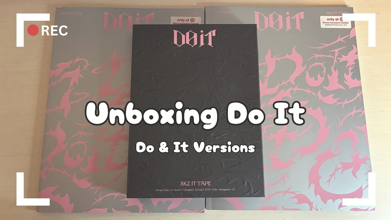 ♡Unboxing Stray Kids SKZ It Tape Do It♡Do & It Version♡Target Exclusive ♡