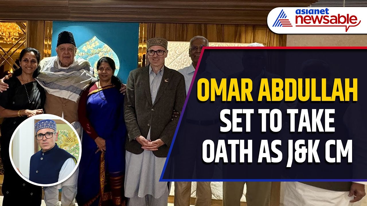 Omar Abdullah Set To Take Oath As Chief Minister Of Jammu And Kashmir