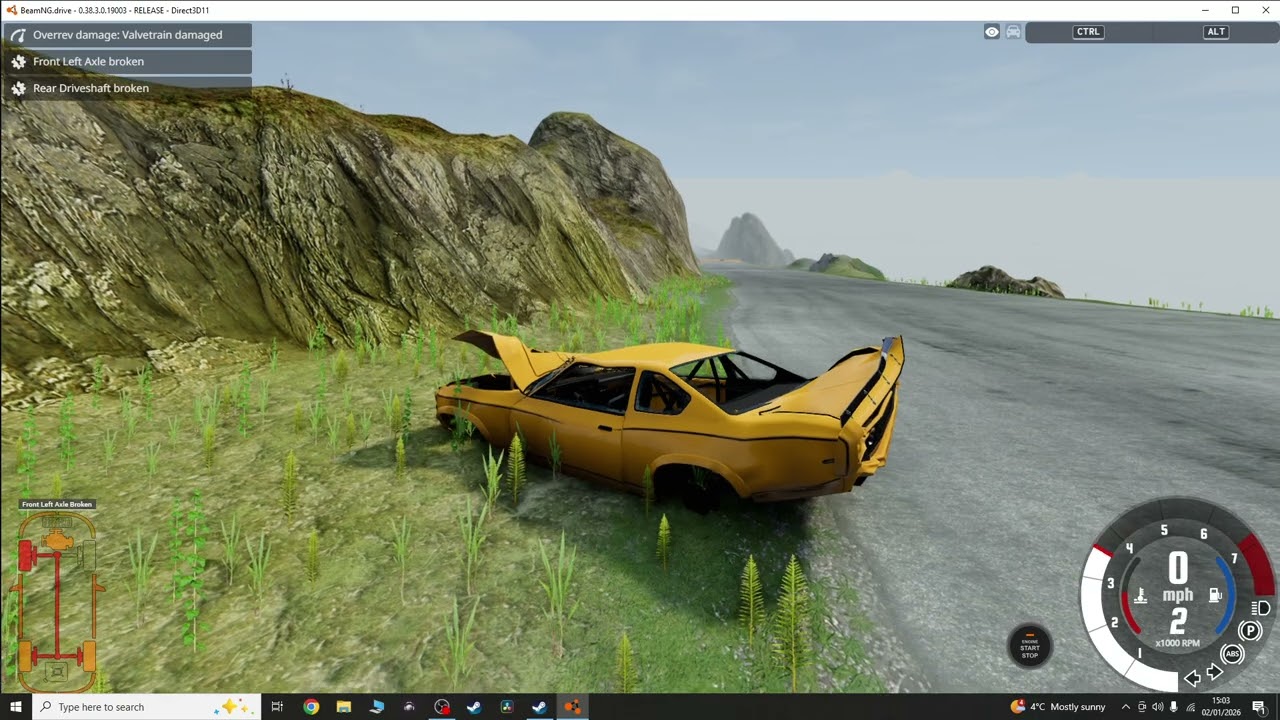 HOW Many Cars CAN Make it Down The Huge Hill