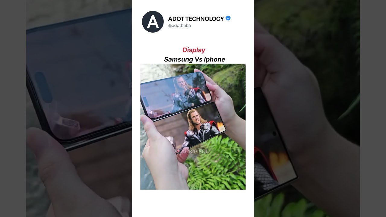 Samsung vs iPhone Display, The Difference Is Obvious 😳