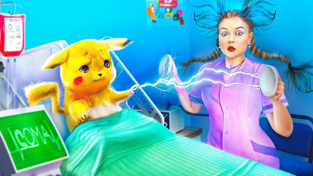 ハギーワギー VS ポケモン！ゲームゲームヒーローのための病院！
