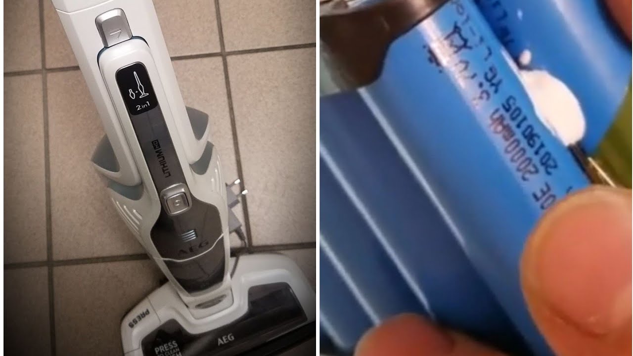 AEG CX7 Tutorial Lithium Akkus wechseln  18650 /Change Battery reperieren repair reparatur