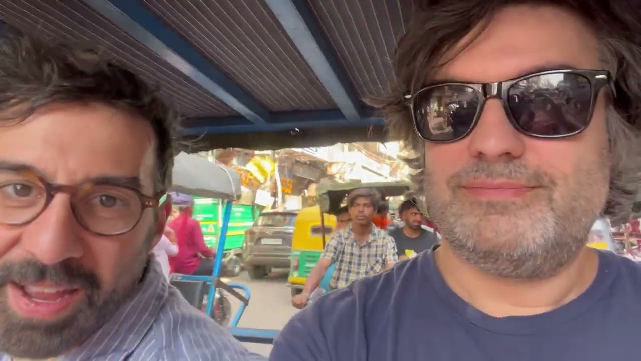 The main commercial market in old Delhi india