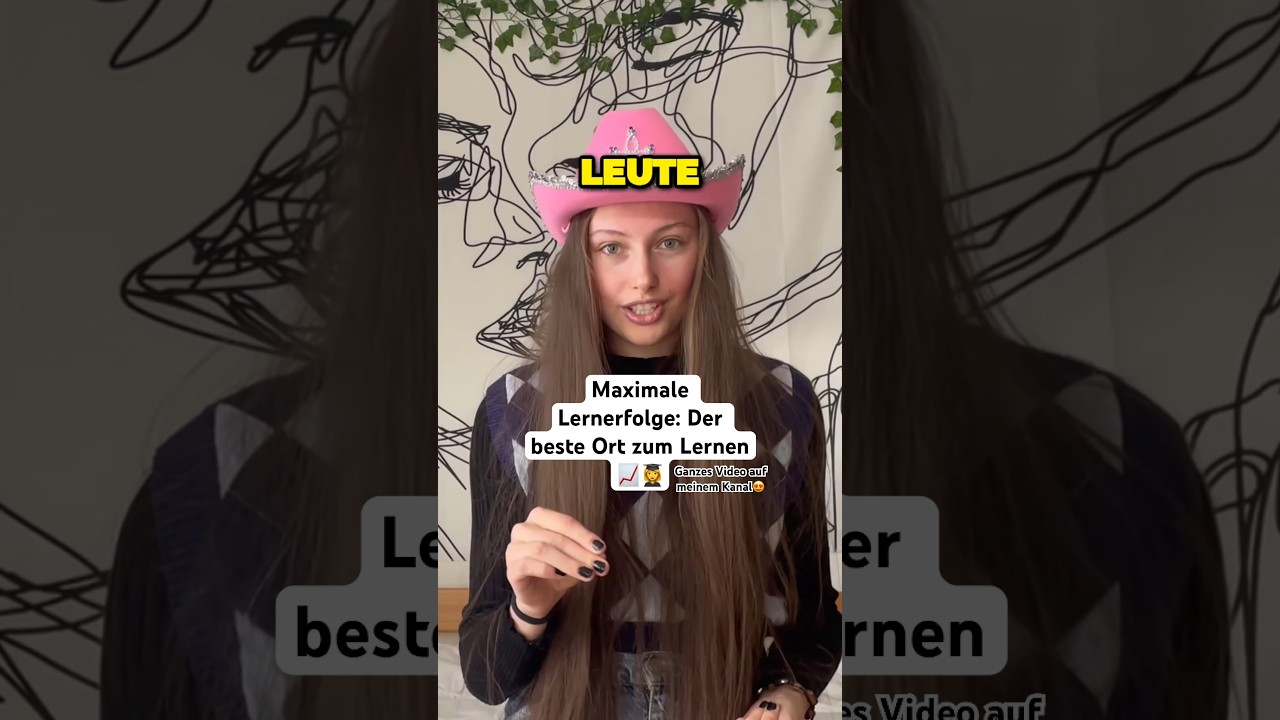 Maximale Lernerfolge: Der beste Ort zum Lernen und wie du Ablenkungen vermeidest📈👩&zwj;🎓 #schultipps