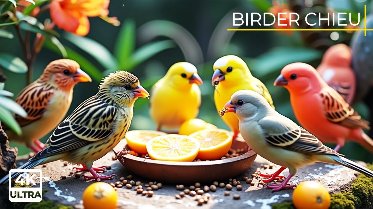 🔴Springtime Birds & Squirrels on the Birdtables🕊️🐿️ Live 12 Hours in Ultra HD 😺