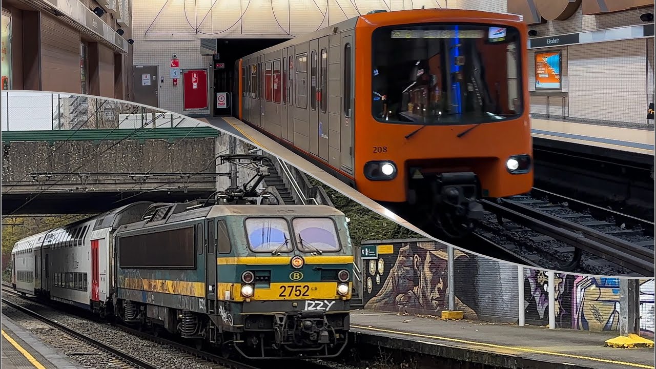 Metro & Trains at Simonis Station (4K) 05-12-25