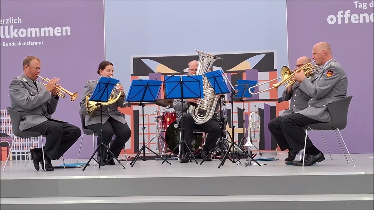 Anchors Aweigh I Anker gelichtet I C. A. Zimmermann I Blechbläserquintett Musikkorps der Bundeswehr