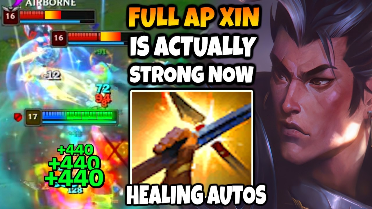 AP XIN MID got HUGE BUFFS. Heal for 500 every SECOND from his PASSIVE