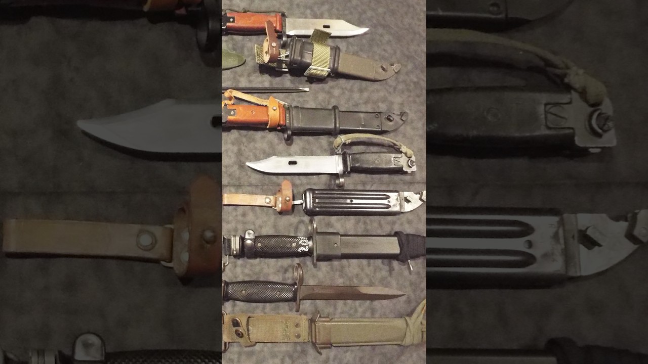 RODZAJE BAGNET&Oacute;W! #militaria #wojsko #historia #armia #airsoft #żołnierz #ciekawostki #wojna